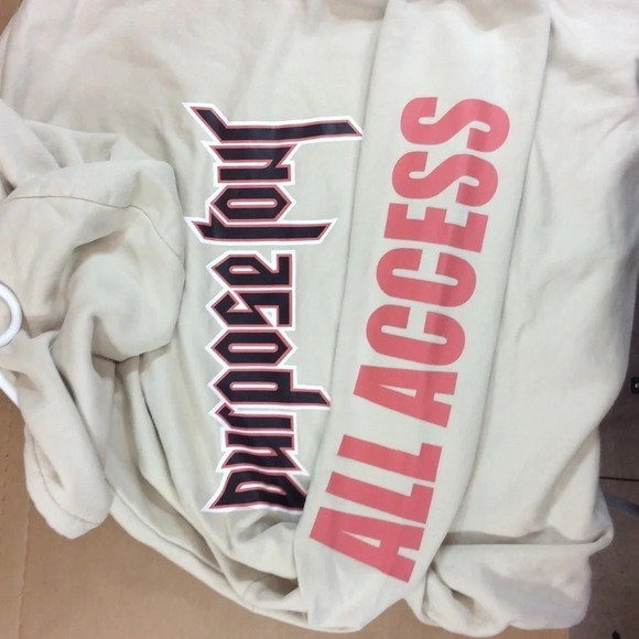 H&M Divided  Justin Bieber Purpose Tour Staff Hoodie Mens XL - Picture 3 of 7